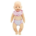 thumbnail image 5 of 2 Count Girls' Cloth Diapers Doll Clothing Doll Diaper Set Boy Baby 15x10cm, 5 of 8