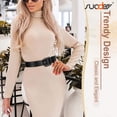 thumbnail image 5 of SUOSDEY Belts for Women,Ladies Belt for Jeans Pants Dresses,Candy Color Fashion Square Buckle Belt, 5 of 8