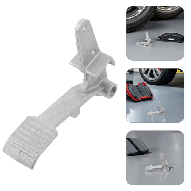 MERRYHAPY Pedal De Control Para Máquina De Montar Y Desmontar Llantas En Color Plateado Resistente