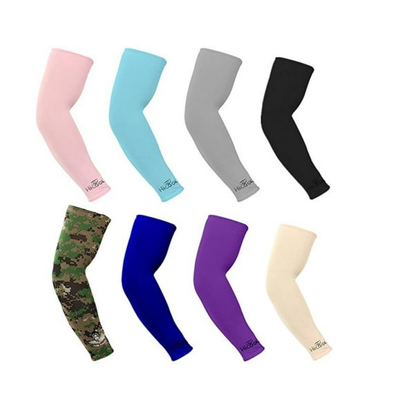 8-Pairs Cooling Arm Sleeves Set – UV Sun Protection Arm Covers for Sports & Outdoor Activities TIKA
