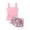 Pink, variant on Girls Bathing Suit Girls' Swimming Beach And Sand Swim Pants Conservative Swimwear Separate Swimsuit For 1 11 Years Old