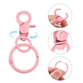 thumbnail image 4 of Cierres giratorios Unique Bargains Acero al carbono Rosa 44mm 4uds, 4 of 7