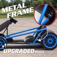thumbnail image 3 of VOLTZ TOYS 24V Drift Go Kart for Kids, High-Speed Outdoor Electric Racer with Upgraded Dual 775 Motors, 13 km/h Motorized Ride-On Toy with Racing Seat Belt, Blue, 3 of 8