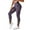 Purple, variant on Women Leggings Push Up High Waist Seamless Nylon Spandex Sports Gym Yoga Daily Wear