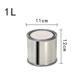 15 Pcs Mini Clear Paint Can Containers 2.95 Inch Tall Empty Paint