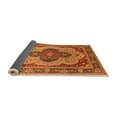 thumbnail image 2 of Ahgly Company Indoor Round Oriental Orange Industrial Area Rugs, 8' Round, 2 of 4