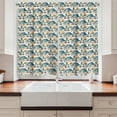 thumbnail image 2 of Ambesonne Winter Kitchen Curtains, Camping Instruments Print, 55"x45", White Cadet Blue, 2 of 3