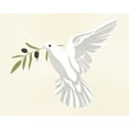 thumbnail image 2 of Warren, Annie 24x20 White Modern Wood Framed Museum Art Print Titled - Olive Branch Dove II, 2 of 4