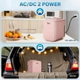 thumbnail image 4 of Simple Deluxe Mini Fridge, 4L/6 Can Portable Cooler & Warmer Freon-Free for Skincare, Beverage, Food, Cosmetics, AC/DC, 4 of 10