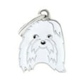 thumbnail image 2 of HEVIRGO Anti-Lost Pet Dogs ID Tag Collar Nameplate Pendant Key Chain Ring Bag Ornament,8#, 2 of 10