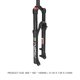 thumbnail image 3 of Mountain Bike Fork&nbsp; Horquilla neumática de 26/27,5/29 pulgadas (horquilla delantera con control de hombro rígido de 27,5 sin amortiguación), 3 of 5