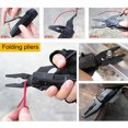 thumbnail image 2 of Couteau Multifonction 5 en 1, Pinces Multifonctions de Poche Couteau Pliant avec Ouvre-Boîte, Tournevis pour Activités de Plein Air, Camping, Randonnée (Protection Anti-Fuite et Pochette pour Ceinture), 2 of 7