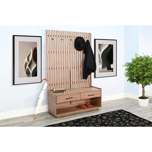 Sunny Designs Eliza Hall Tree with Bench