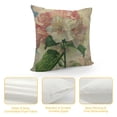 thumbnail image 4 of Nawypu  Pink Hydrangea Throw Pillow Cover Bouquet Floral Elegant Botanical Bunch Flower Leaf Bloom Plant Pillow Case  Decorative Men Women Boy Girl Room Cushion Cover for Home Couch Bed, 4 of 5