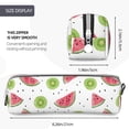 thumbnail image 3 of Honeii Watermelon And Kiwi Pattern Pencil Case, Pencil Pouch, Pencil Case Small, Pencil Pouch Aesthetic, PVC Pencil Pouch, Pencil Bag, Makeup Pouch, 3 of 7