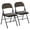 Black&Grey-Fabric, variant on EDX 8 Pack Folding Chairs with Ergonomic Back, Heavy Duty Plastic Stackable Portable Folding Chairs, Weight Capacity 330 Lbs, For Home, Office, Events, White
