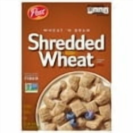 Post Wheat n Bran® Shredded Wheat, Breakfast Cereal, Excellent Source of Fiber, Kosher 18 Ounce (Pack 4)
