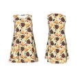 thumbnail image 3 of Bixox Robe Sans Manches Imprimée pour l'Action de Grâce pour Femmes avec Poches, Robe Décontractée Longueur Genou pour l'Été-Grand, 3 of 7