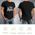 thumbnail image 5 of Team Jesus Charismatic Men's Cotton Short Sleeve HD Print Tee for Casual T-Shirt Crew Neck Top Black M, 5 of 7