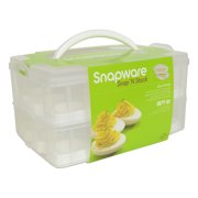 Snapware 2-Layer Snap N Stack Plastic Food Storage w/ Egg Holder Trays (6-Pack)