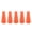 Orange, variant on Riousery 5Pcs 6mm Archery Arrow Tips Soft Rubber Arrowheads Rubber Blunt Point Broad Heads for Hunting Shooting Arrows Training Equipment Black 5.12 inches / 13 cm