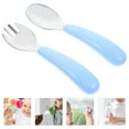 thumbnail image 3 of 1 Set of Children Fork Spoon Kids Dining Tableware for Home Children Eating Gadget, 3 of 8