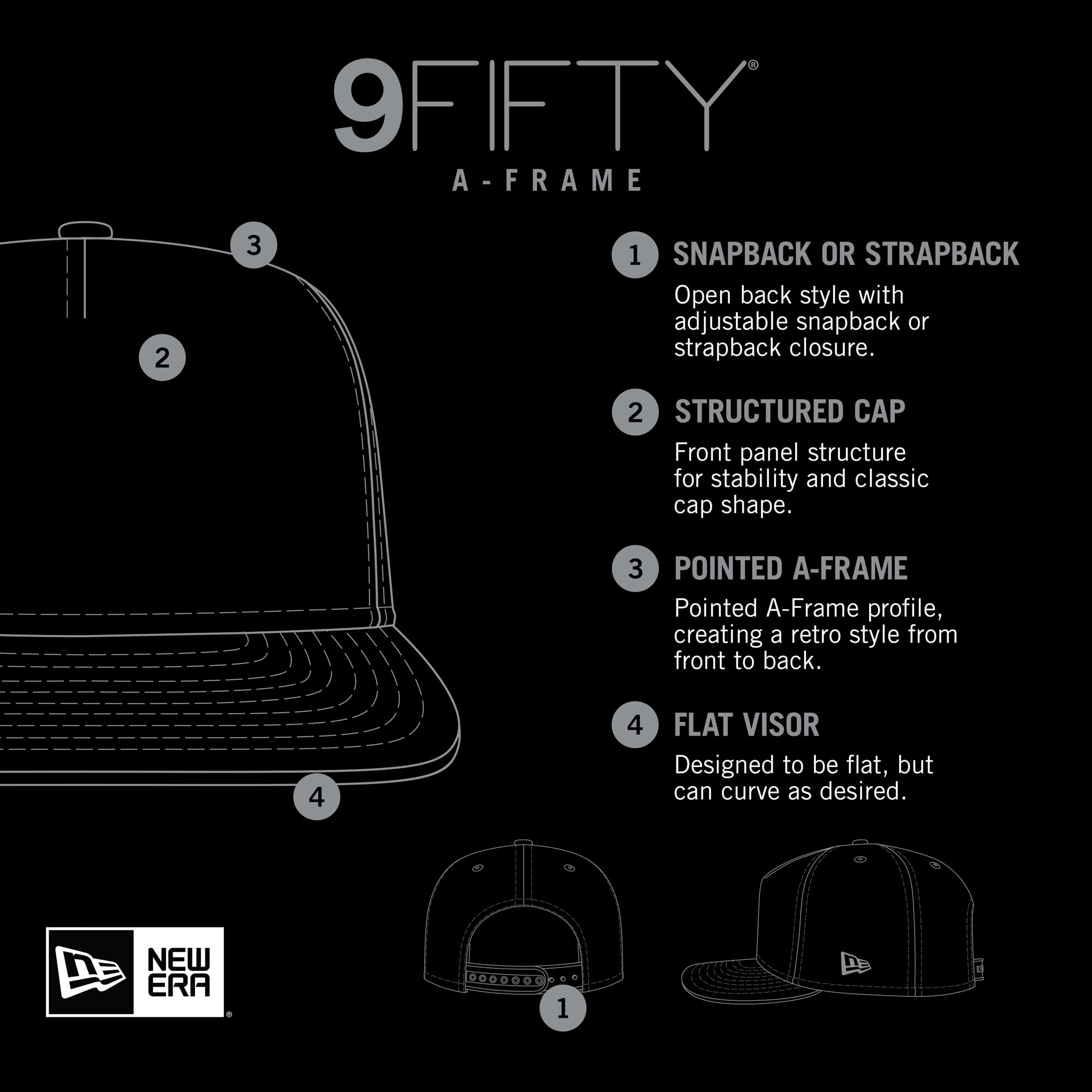 Men's New Era Black Chicago White Sox  Street Team A-Frame Trucker 9FIFTY Snapback Hat