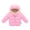 Pink, variant on Lindreshi Winter Coats for Toddler Girls and Boys Toddler Baby Boys Girls Winter Cotton Padded Jacket Removable Hoodie Zipper Jacket Coat