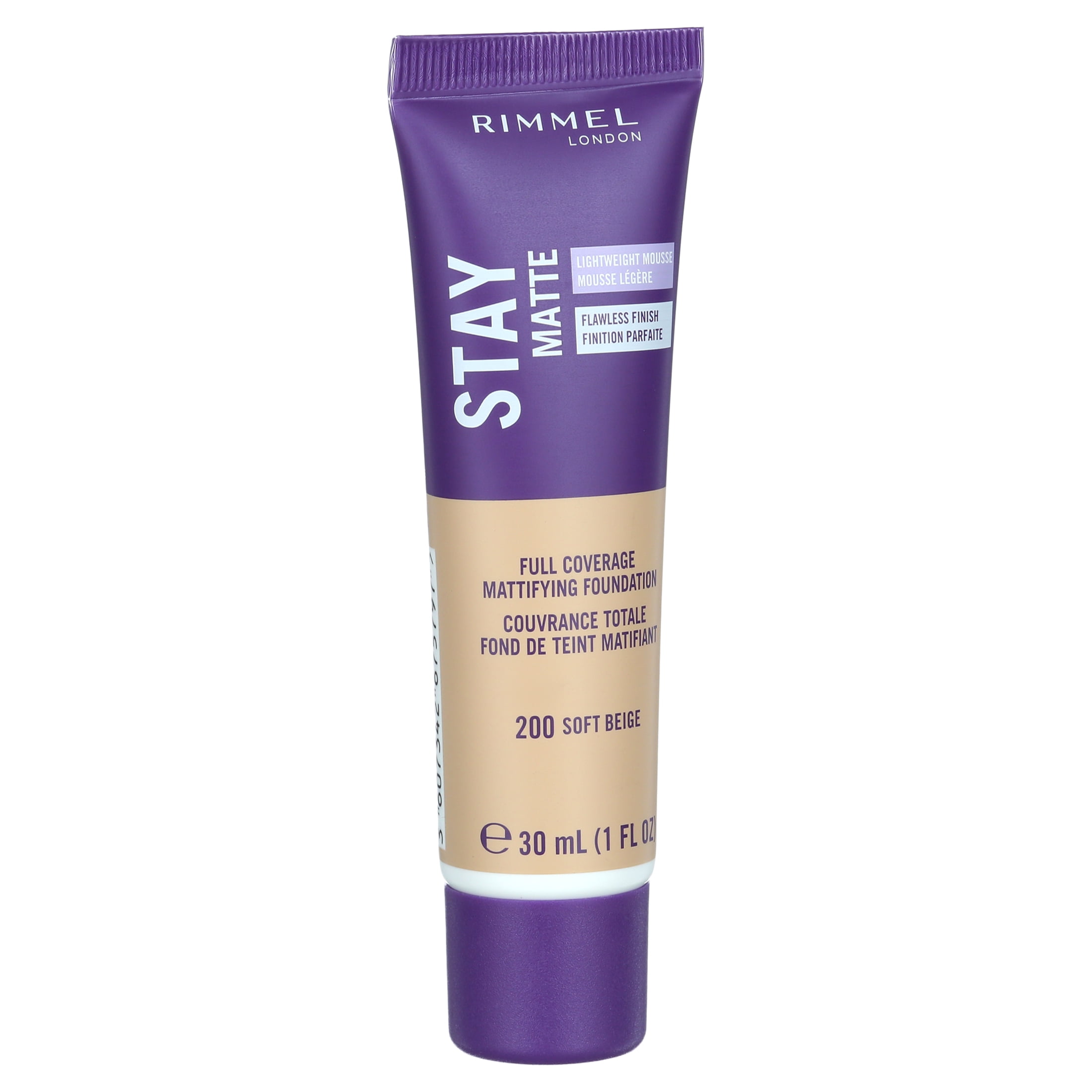 (2 pack) Rimmel London Stay Matte Liquid Foundation, Soft Beige, 1 oz
