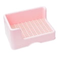 thumbnail image 4 of Caja de arena para conejos Bandeja de arena para orinal fácil de limpiar Caja de inodoro de esquina de Yuyangstore bandeja de arena para conejos, 4 of 8