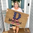 thumbnail image 4 of ViLaViDeca 4th Of July Door Mat Patriotic Doormat Entryway Rug Welcome Independence Day Doormat Stain And Fade Patriotic Decor Welcome Outdoor Mat Decorative For Home, 4 of 4