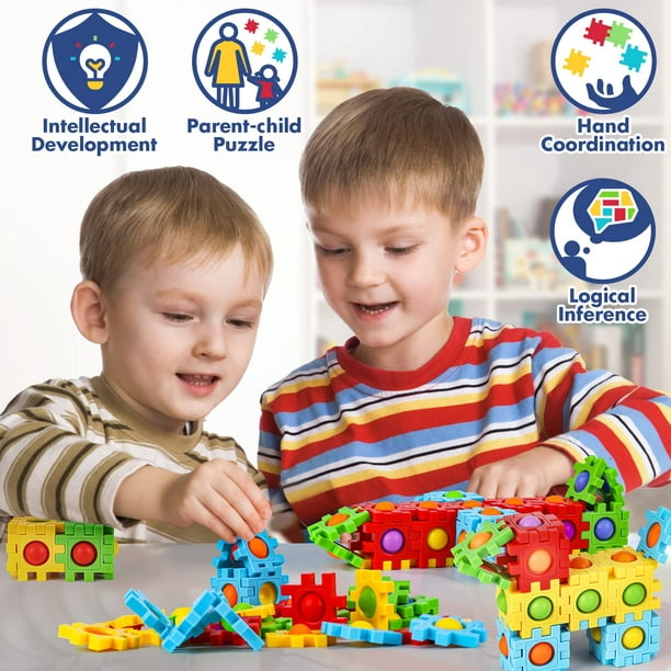 Jouets sensoriels Montessori en Silicone pour bébés de 1, 2 et 3 ans, jeu  éducatif de développement des capacités motrices