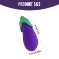 thumbnail image 3 of Summer Deal！ Yxwen Cartoon Eraser Eggplant Eraser Cute Eraser Clean and Traceless stǔdənt Chip Rubber Creative Stationery, 3 of 6