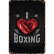 thumbnail image 1 of Letrero Chapa Boxeo Metal Pintura Hierro Rectangular Pared Bar Artística 30x40cm, 1 of 9