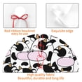 thumbnail image 6 of Kll 30" Christmas Tree Skirt Cute Animal With Cow Xmas Tree Skirts Mat For New Year Xmas Holiday Party Indoor Outdoor Home Decoration, 6 of 9