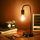thumbnail image 4 of Tomshine Industrial Table Lamp with Two USB Charge Ports Stepless Dimmable Vintage Bedside Nightstand Lamp for Bedroom Living Room (Bulb Included), 4 of 5