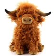 thumbnail image 5 of Simulation Highland Cow Plush Animal Doll Soft Stuffed Highland Cow Plush Toy Kawaii Kids Baby Gift Toy Home Room Decor, 5 of 5