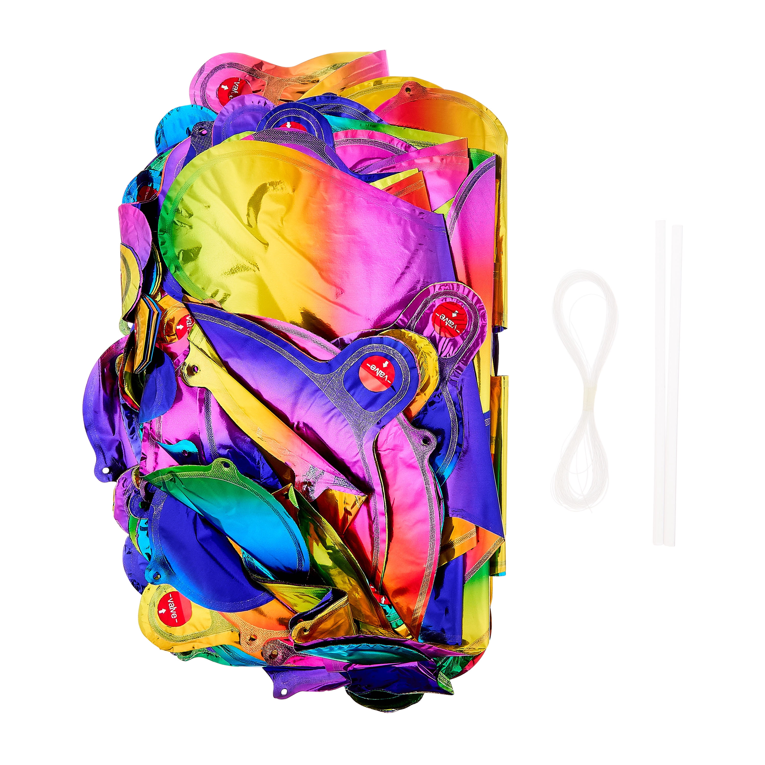 Rainbow Make Your Own Balloon Banner, 109 Pieces, by Way To Celebrate