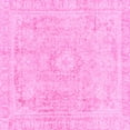 thumbnail image 1 of Ahgly Company Indoor Square Abstract Pink Modern Area Rugs, 8' Square, 1 of 4