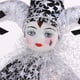 thumbnail image 4 of 20 Cm de Italiano Triangel Doll Token de , Blanco + negro, 4 of 7