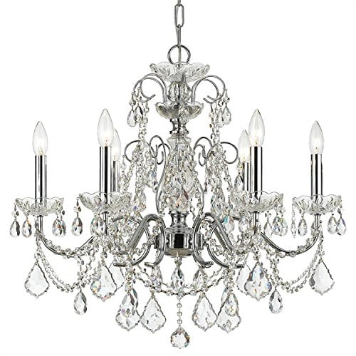 Lustre Impérial à 6 Spectres de Lumière Chromé