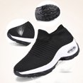 thumbnail image 4 of Zapatillas de deporte con aumento de altura, zapatillas de deporte casuales de moda para mujer, cómodas zapatillas con plataforma con amortiguación de aire, 4 of 5