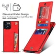 thumbnail image 4 of For Iphone 14 Cross-Body Zipper Square Phone Case With Holder (Red),iPhone 16, 4 of 6