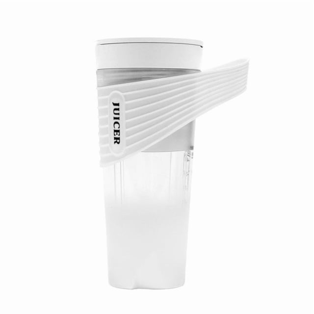 Portable Juicer Cup Electric Blender USB Charging Multi-functional Fruit Juice Mixer Machine Travel Shakes White