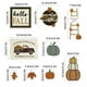thumbnail image 3 of Xihbxyly Escalera de Calabaza para Coche, Bandeja de Madera Escalonada para Halloween, Diseño Artesanal, Decoración Festiva para Mesa o Estante, Ideal para Fiestas de Otoño U Oficina, Juego de 9 Piez, 3 of 7