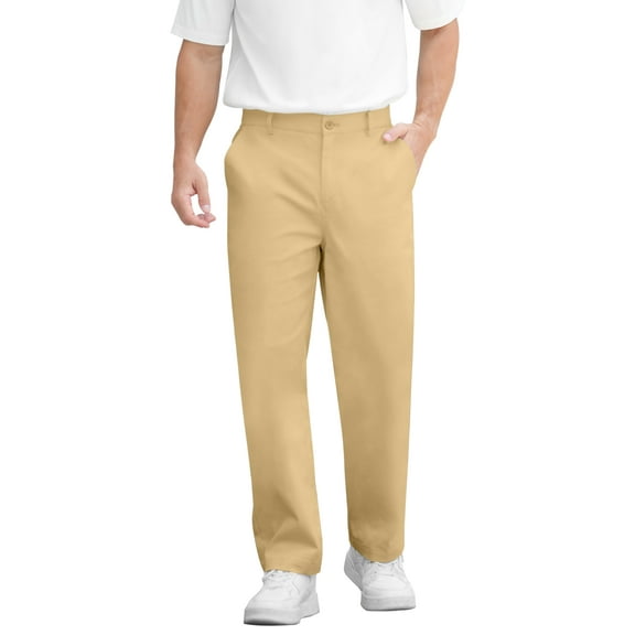 Iceglad Men's Stretch Cotton Straight Fit Casual Chino Pants