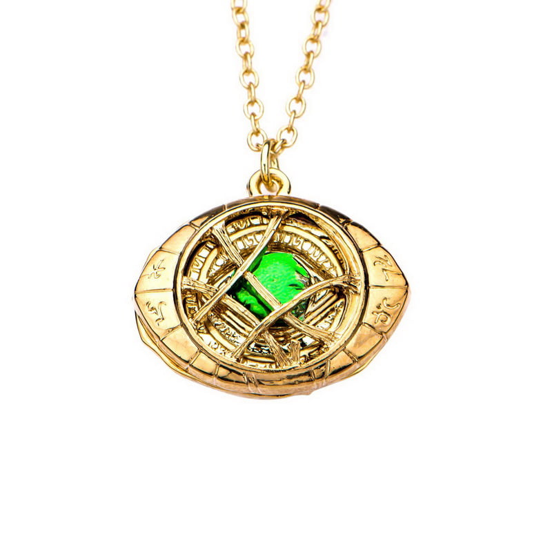 Infinity Wars Dr Marvel Doctor Strange necklace with Eye of Agamotto pendant 