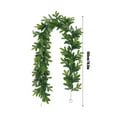 thumbnail image 2 of Wadada Artificial Norfolk Pine Garlands Christmas, 6 FT Dense Real Touch Winter Pine Garland Ornament, Green Artificial Greenery Garland for Table, Mantle, Wall, Indoor, Outdoor Christmas Decorations, 2 of 6