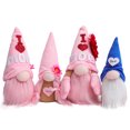 thumbnail image 4 of Braid Small Faceless Doll Rudolph Decoration For Mothers Day Window Prop Gift Cotton Material Size 9.1X3.1X2.8 Inches For Table Decor B, 4 of 4