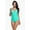 Aqua, variant on Women’s Halter One Piece Swimsuits V Neck Bathing Suit Ruched Tummy Control Swimwear